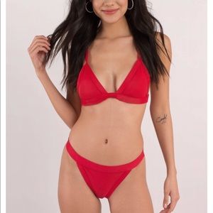 NWT RED BIKINI TOBI - top and bottom